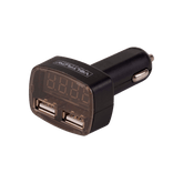 VoltFlow 12V Volt Gauge Accessory Plug Style With Dual USB